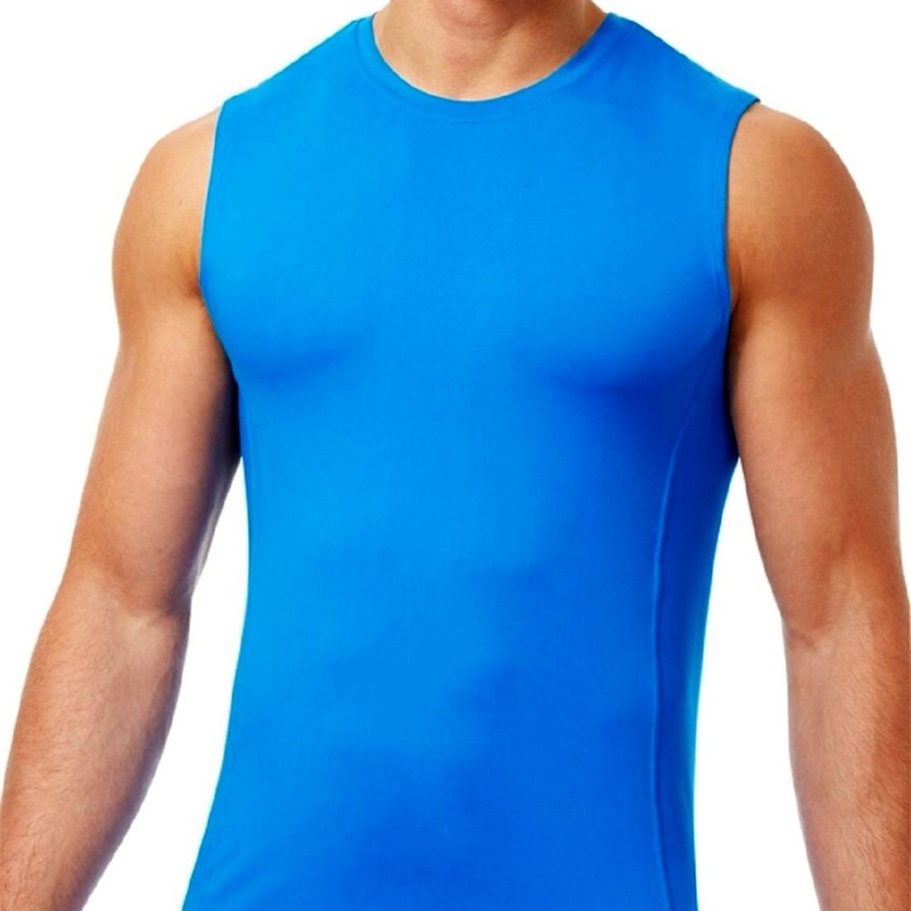 Papi Men's Sport Muscle Tank Top Shirt, Blue - 626805